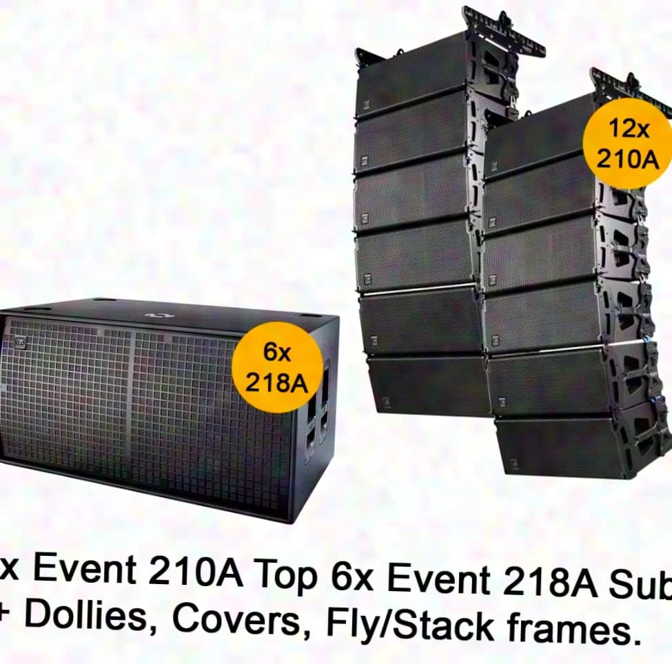 DAS Audio Event 210A + 218A Line-Array-System (komplett, Vorführgerät)