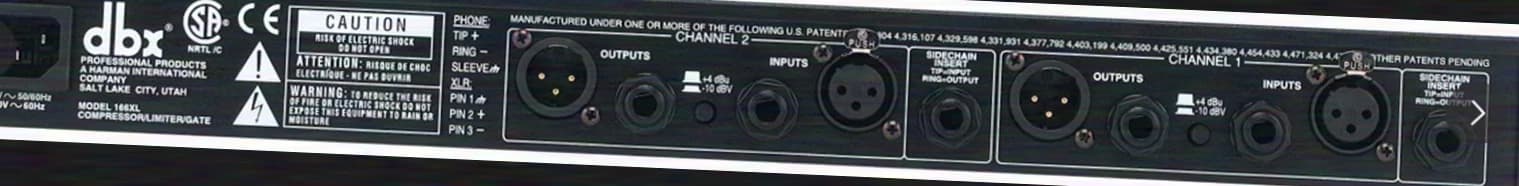 DBX 166XL Compressor/Limiter/Gate