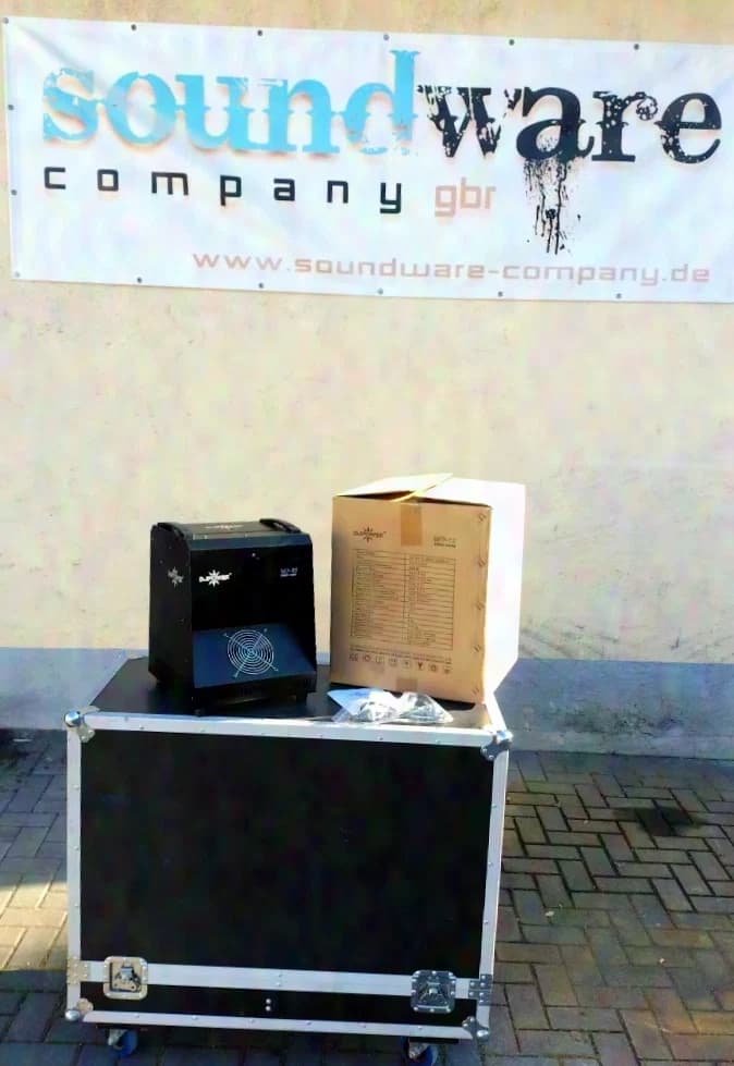 DJ Power Seifenblasen-Nebelmaschine WP-1S Bubble Fogger BUBBLE HAZE