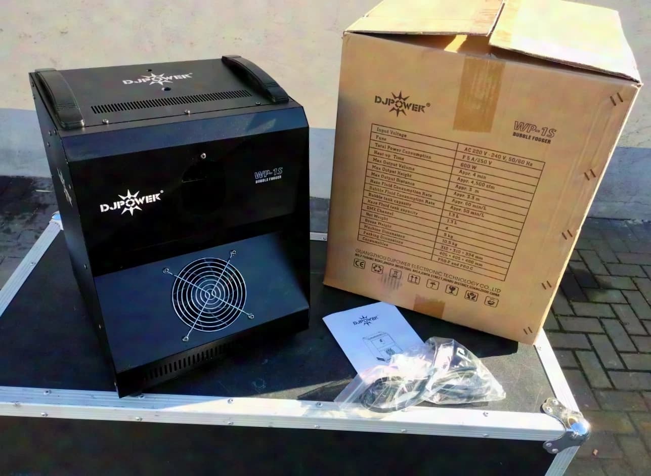 DJ Power Seifenblasen-Nebelmaschine WP-1S Bubble Fogger BUBBLE HAZE