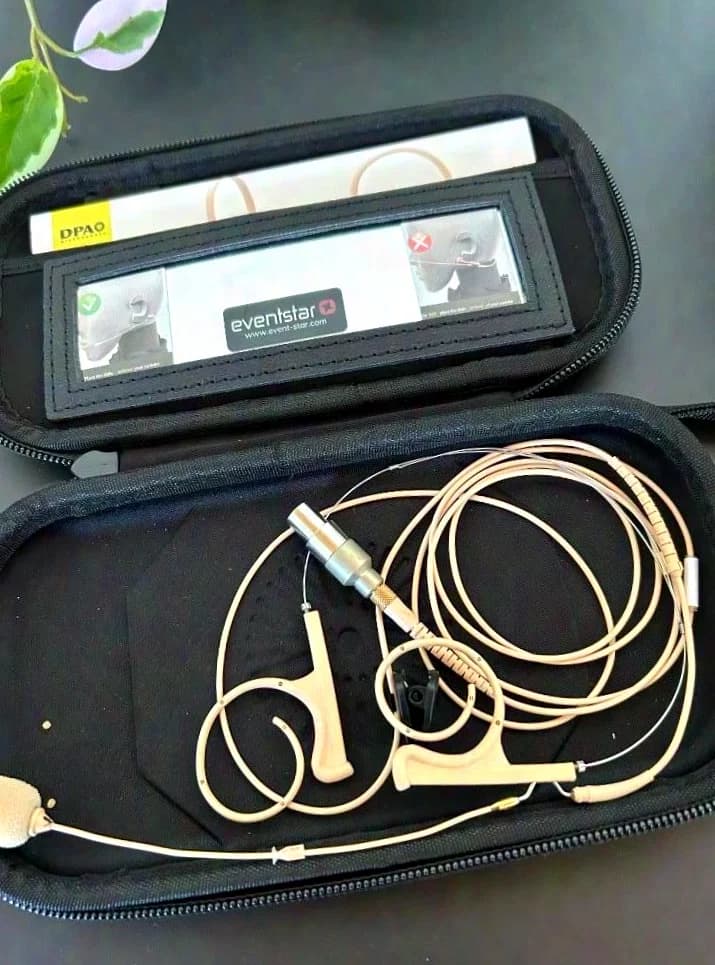 DPA 4288-DC-F-F00-LH Headset (Niere, Beige) inkl. Tasche