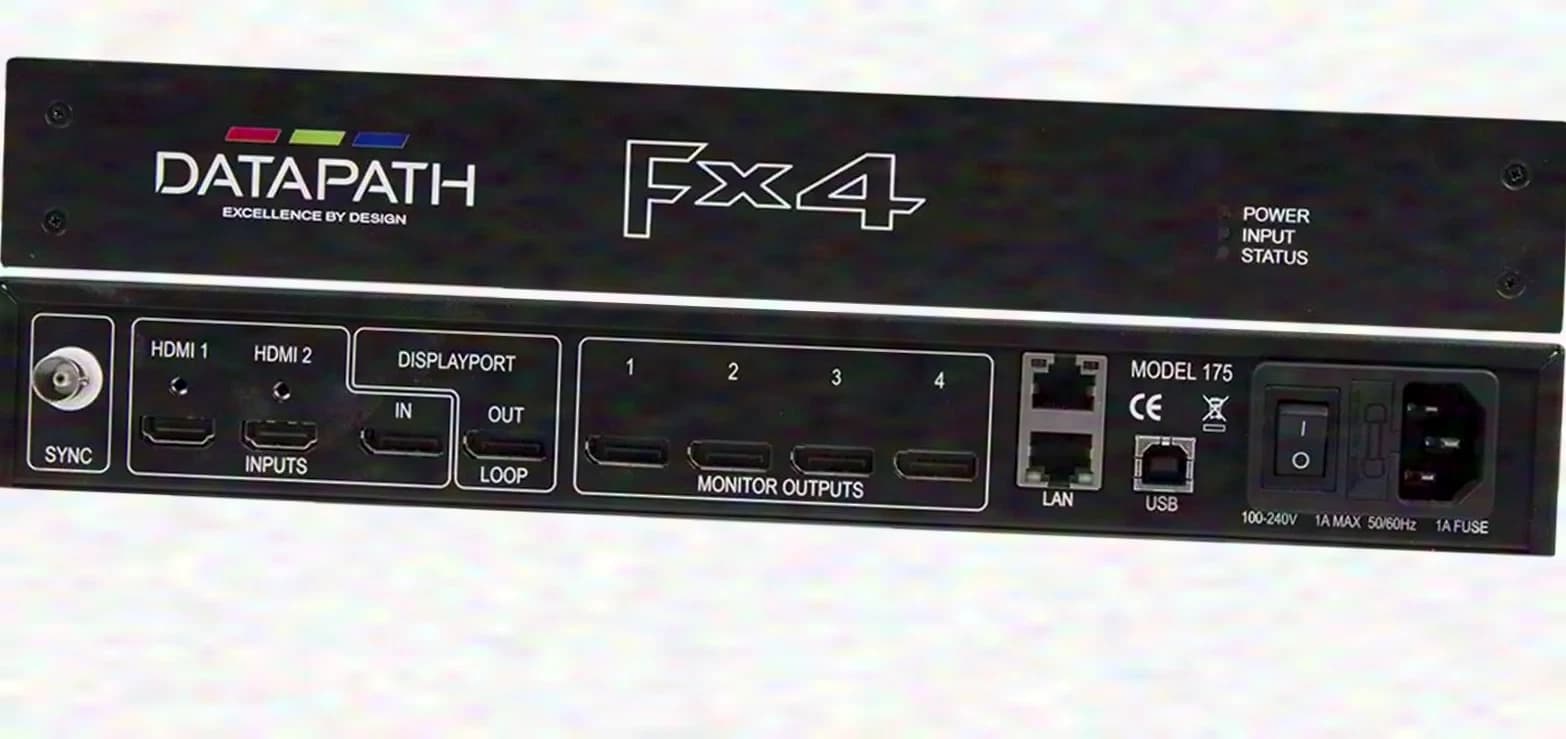 Datapath Fx4/H 4K Videowall Controller