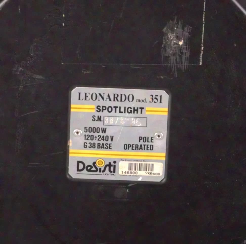 DeSisti Leonardo 5kw Fresnel, stangenbedient (mod 351)