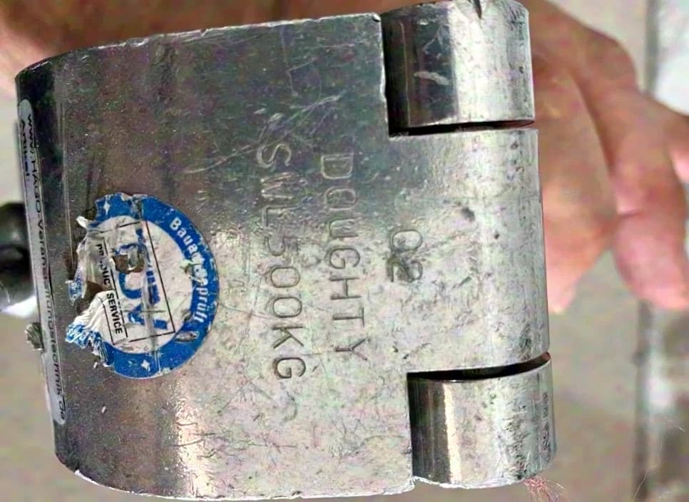 Doughty half Coupler m. TV Zapfen 500kg