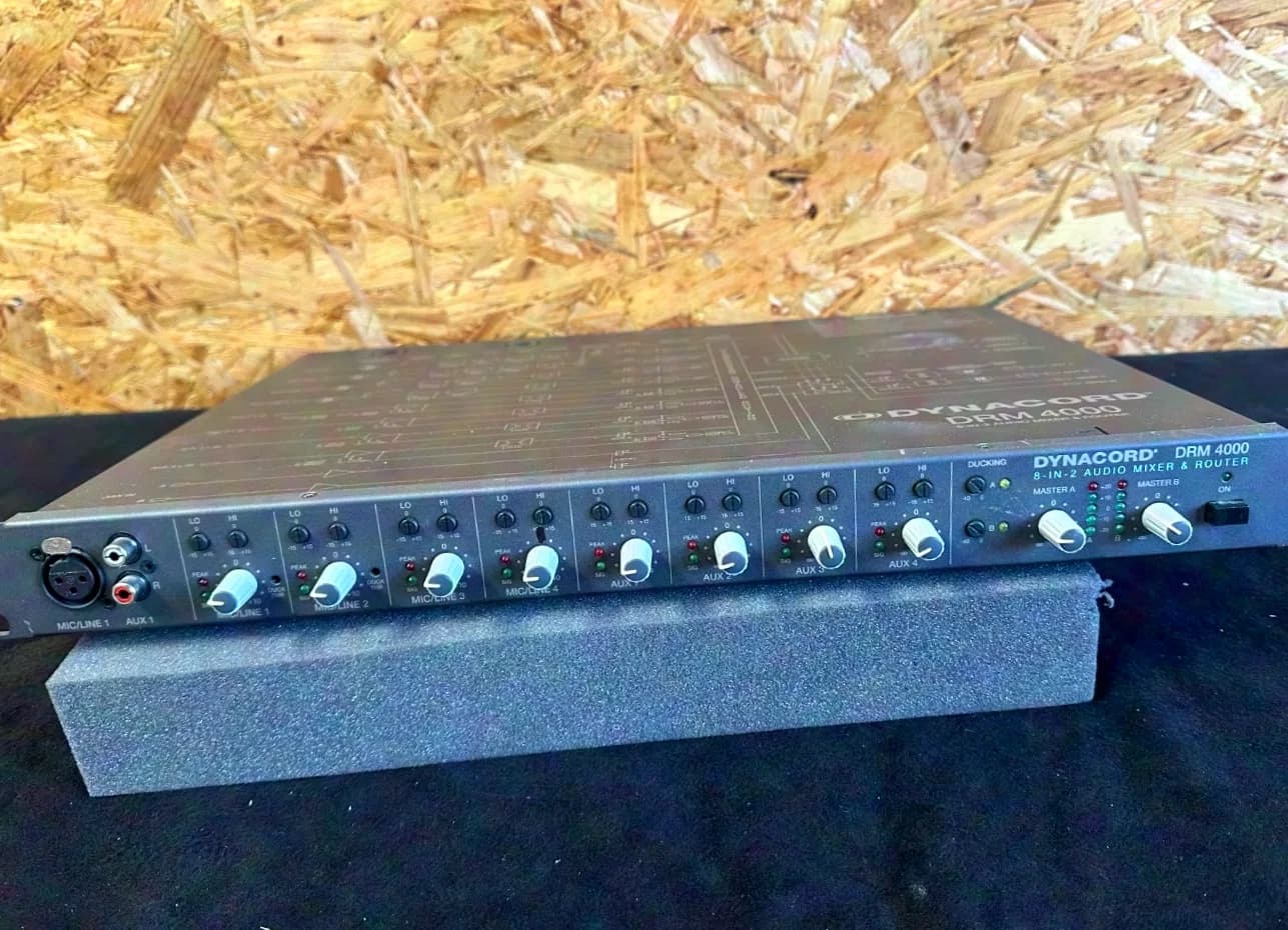 Dynacord DRM 4000 8 in 2 Audio Mixer & Router