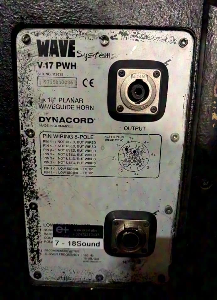 Dynacord V17 PWH Bass