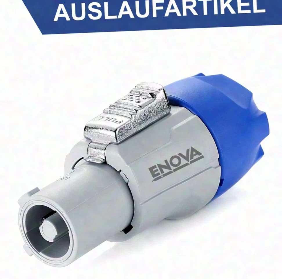 ENOVA Power Connector Kabelstecker Grau/Blau Output