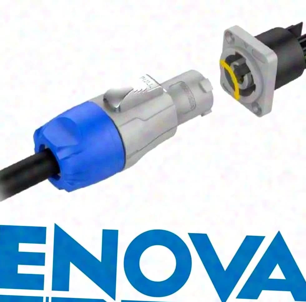 ENOVA Power Connector Kabelstecker Grau/Blau Output