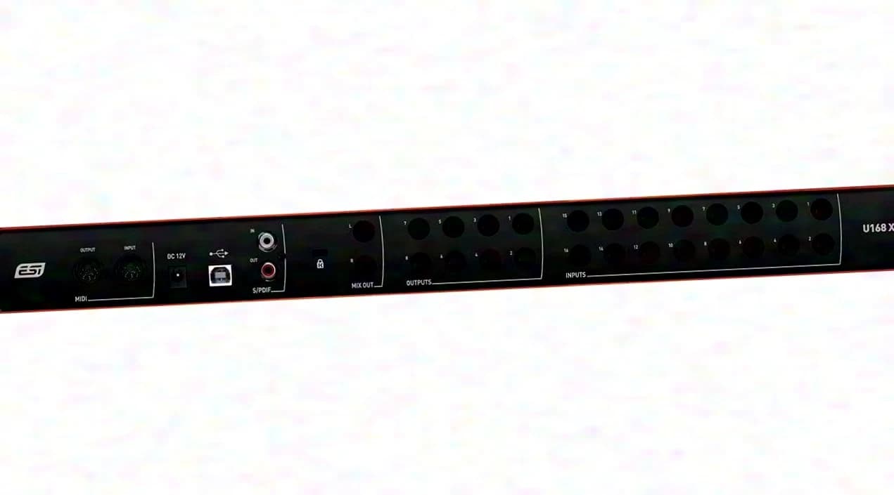ESI Audiotechnik U168 XT 16x8 USB Audio-Interface