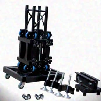 EUROTRUSS Tower-Set für XD/ HD/ FD34, schwarz (4er-Set)