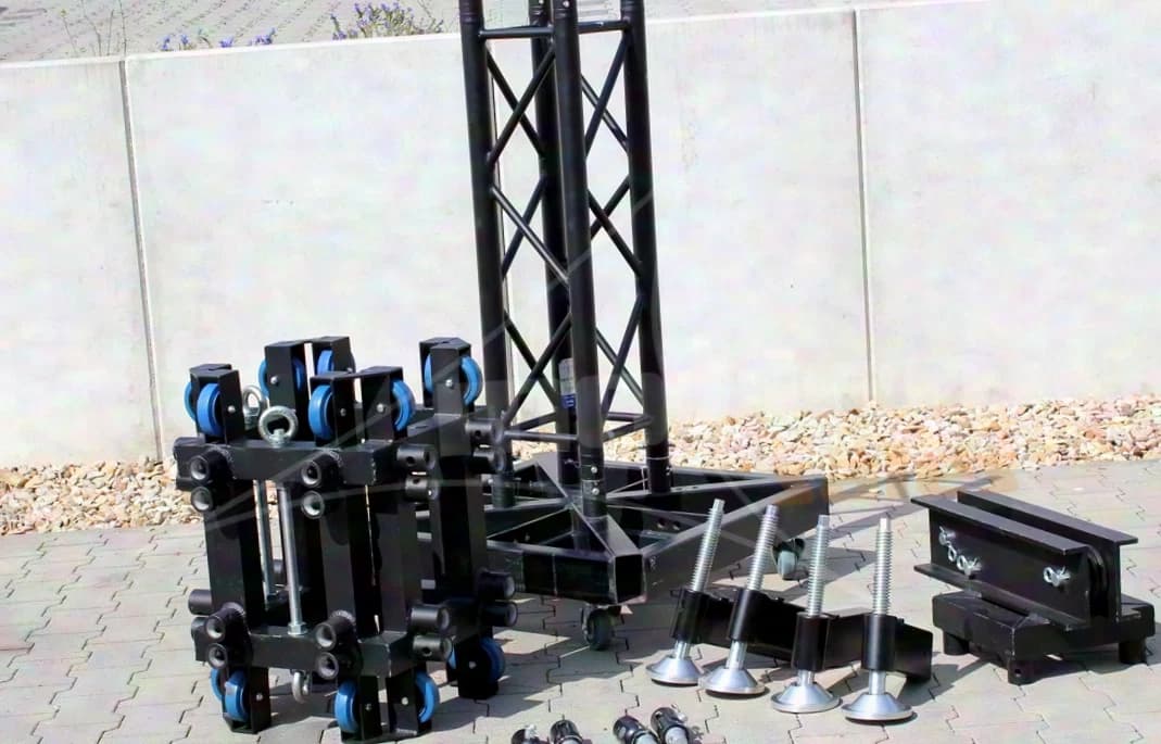 EUROTRUSS Tower-Set für XD/ HD/ FD34, schwarz (4er-Set)