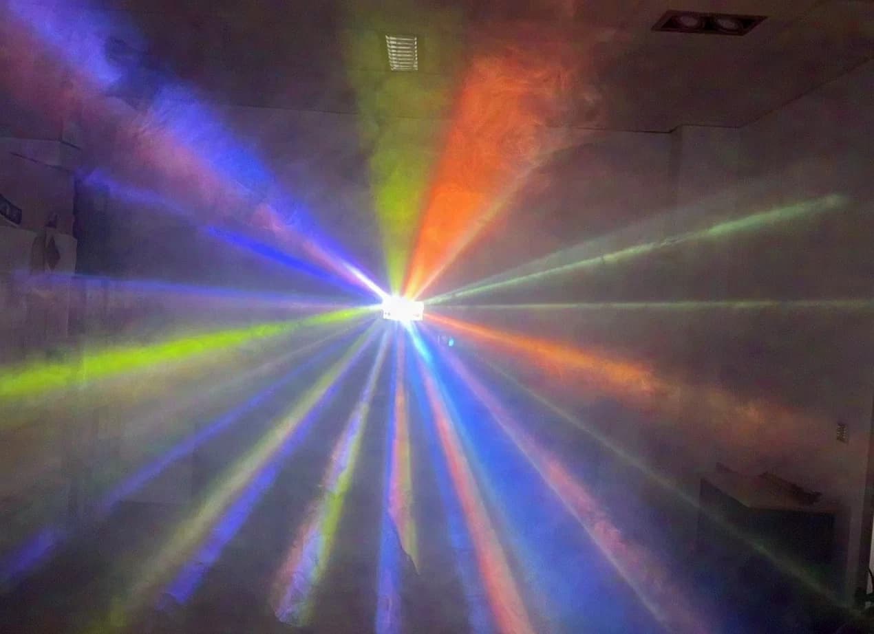 Easylight Twist Prisma -Moon-Flower- mit Osram HTI 300 und Fernbedienung