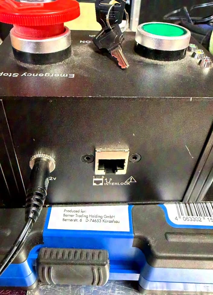 Emergency Stop Notaus für Laseranlagen mit Restart
