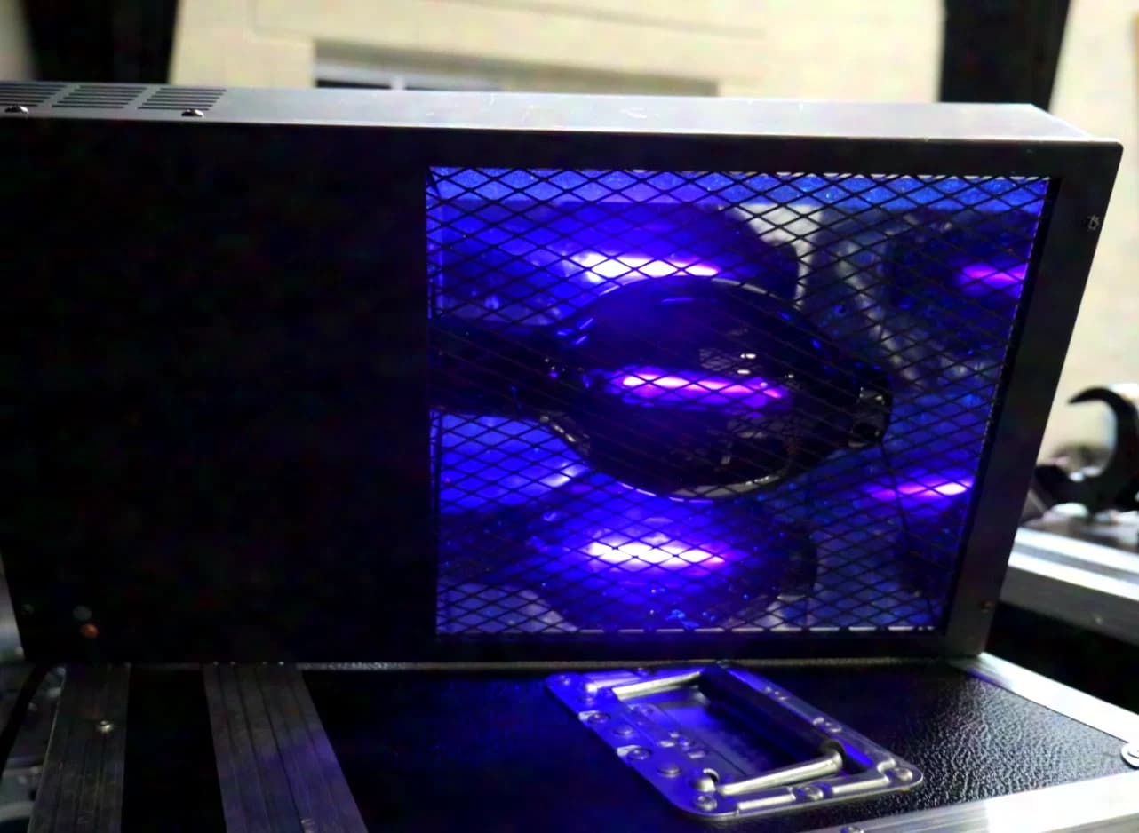 Eurolite Black Floodlight 400W UV-Licht 5 Stück