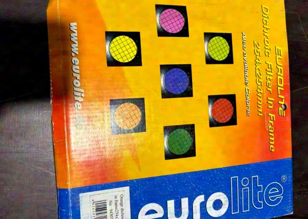 Eurolite Dichro Filter im Filterrahmen 254x254mm orange 94303700