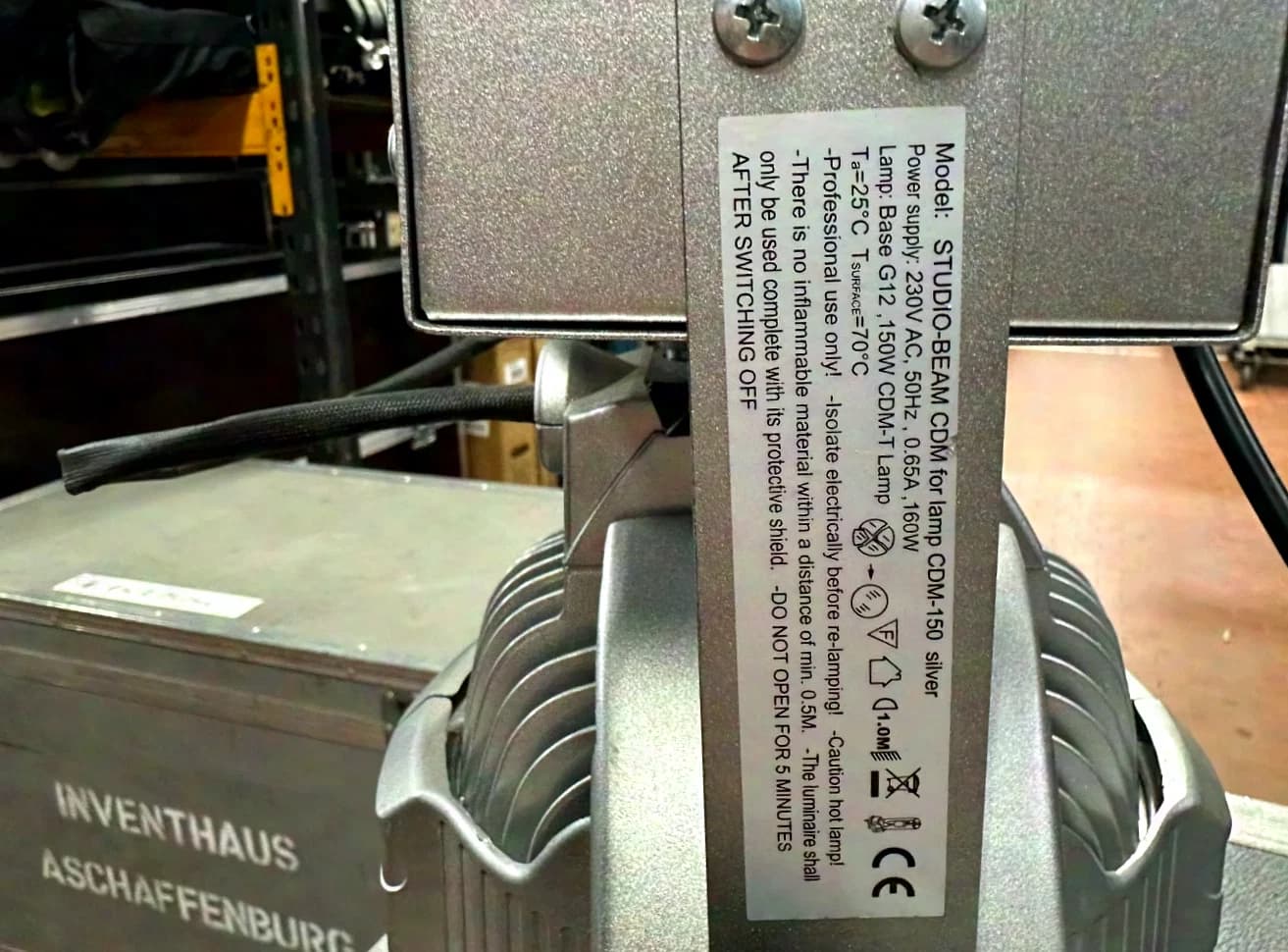 Eurolite Multipar ML-56 CDM 4200 K silber, Tageslicht (43x Multilens; 13x Zoom)