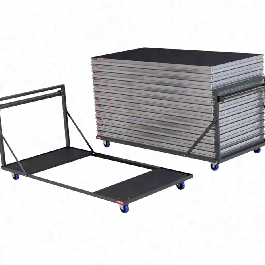 FORTEX STAGE750 Transportwagen für 15 Bühnenpodeste