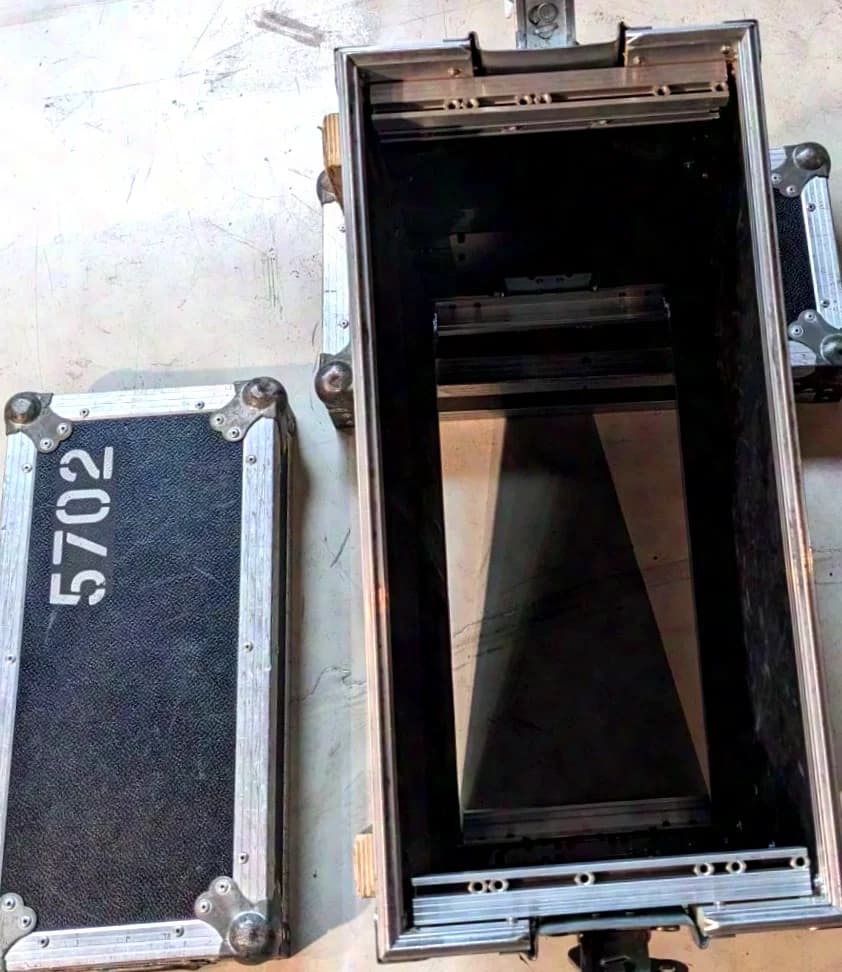 Flightcase 19" 5HE Handkoffer schwarz double door 700mm Tief Rack, 19" 5HE