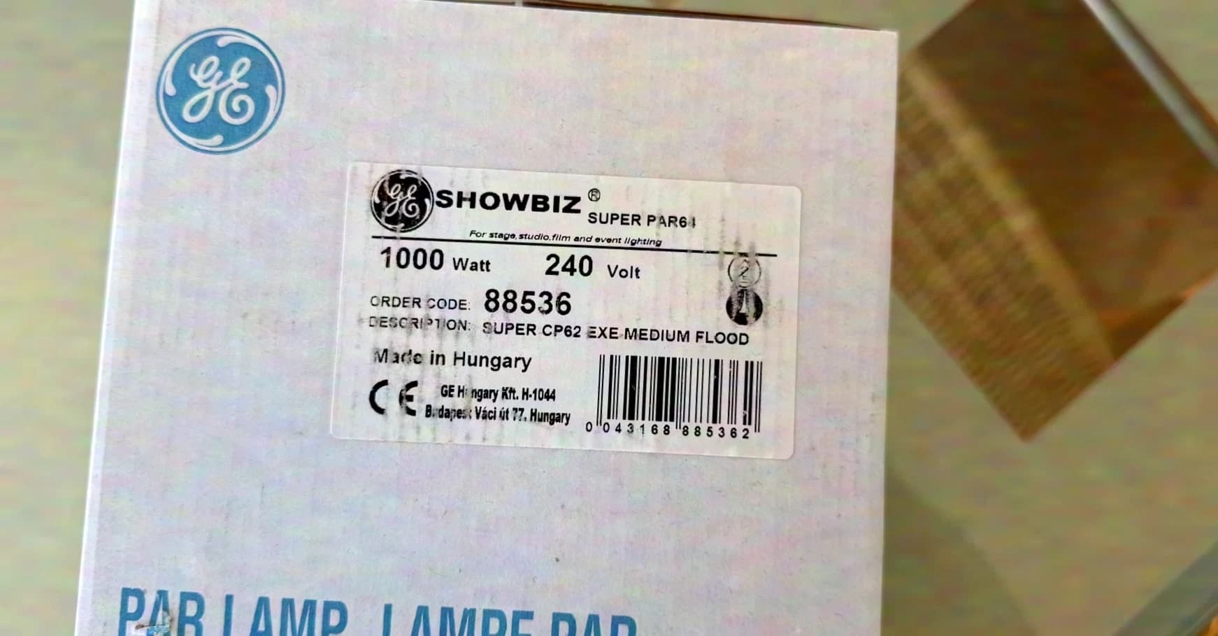 GE PAR-64 88536 CP62 SuperPAR Lampen