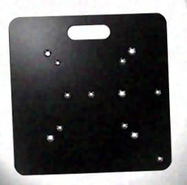 GLOBAL TRUSS Bodenplatte Stahl 45cmx45cm, schwarz