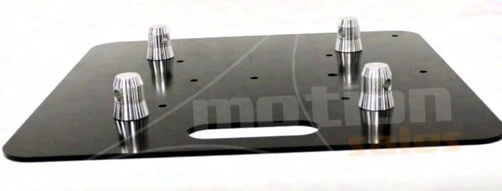 GLOBAL TRUSS Bodenplatte Stahl 45cmx45cm, schwarz