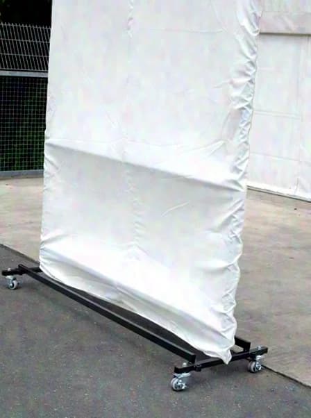 Garderobe rollbar für maximal 100 Kleidungsstücke Paravent / Sichtschutz -> schnelle, rollbare Abtrennung für Räume