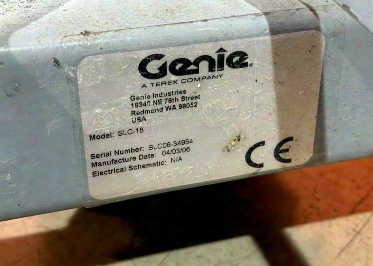 Genie SLC-18 Montagelift Traversenlift