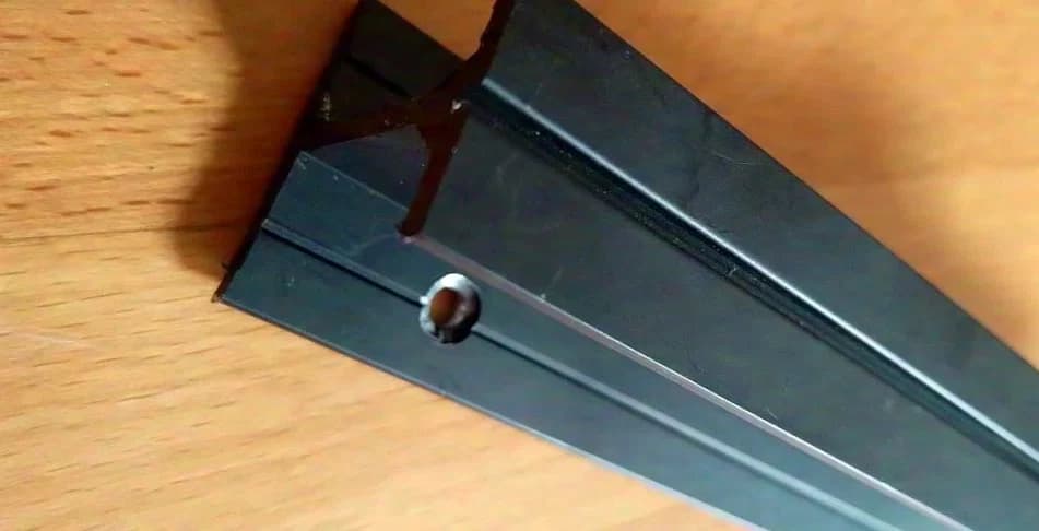 Geriets Trumpf Vorhangsschiene schwarz 8 STK. 6m Trumpf Gerriets