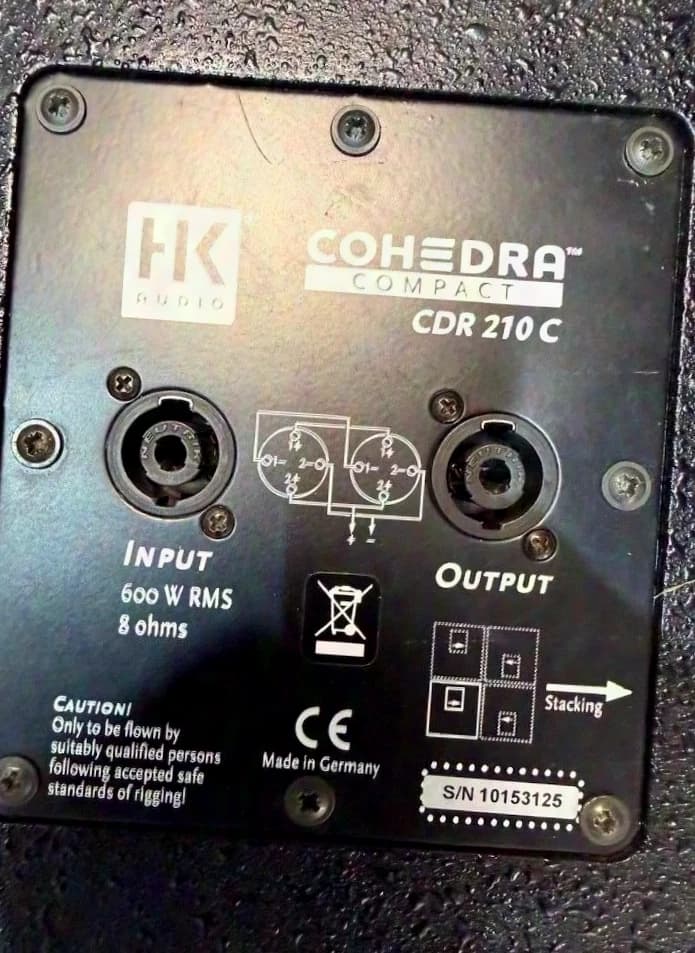 HK Audio CDR 210C Bass inkl Rollbrett und Schutzhülle