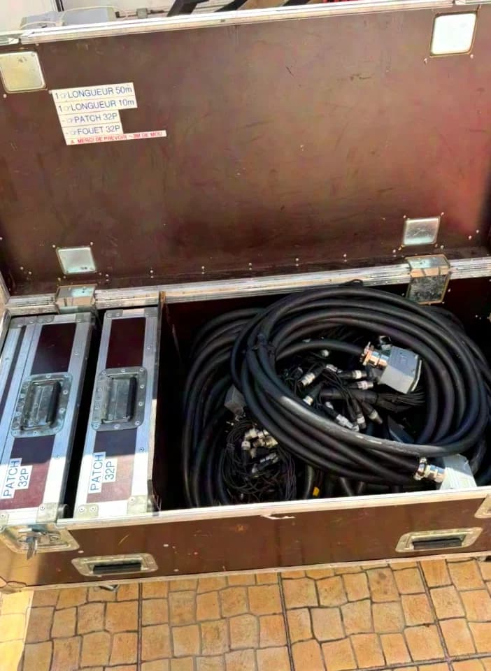 Harting-Splitter mit Flightcase