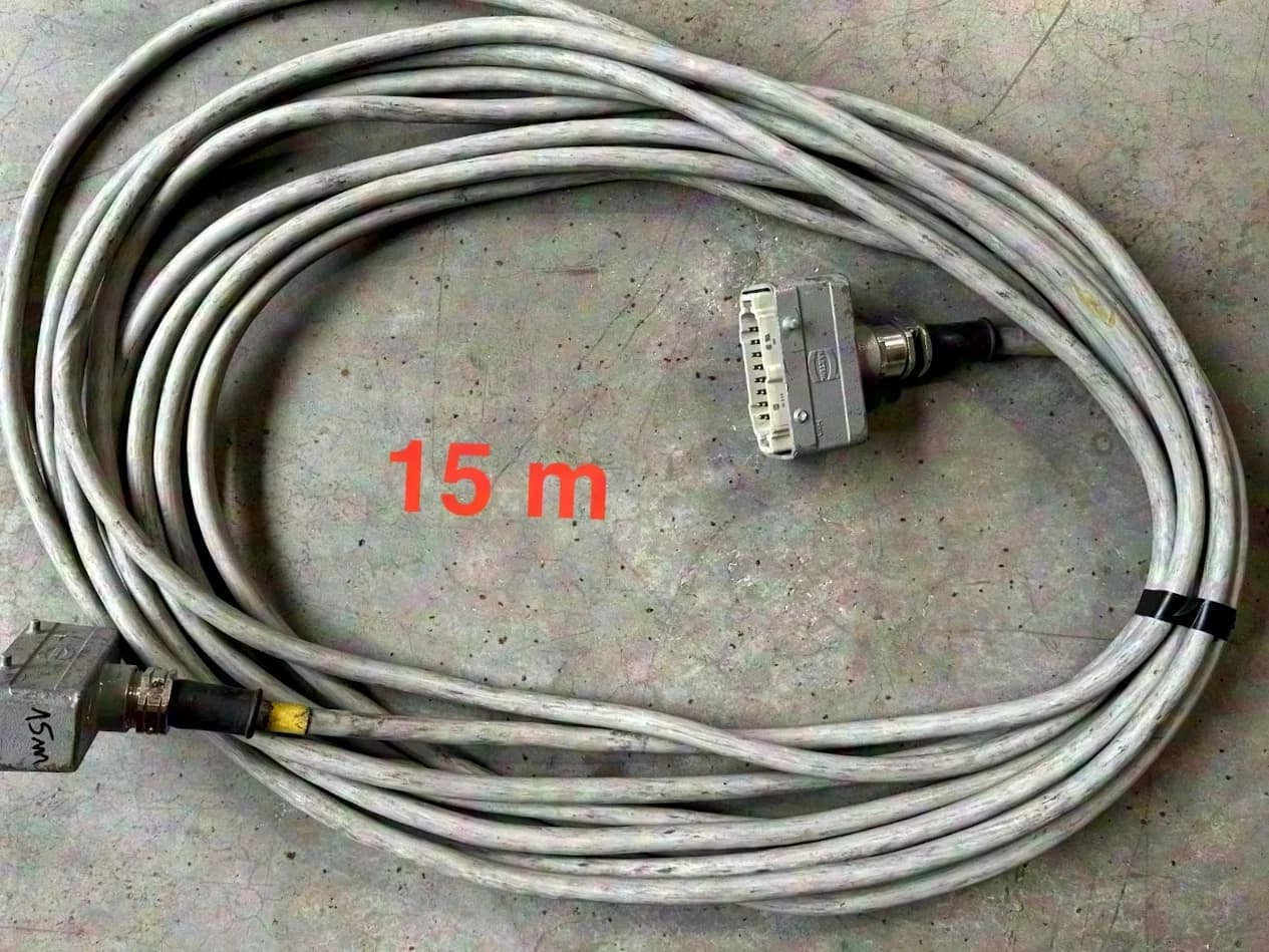 Harting, Wieland & EPIC Lastmulticorekabel grau mit 16poligem Stecker/Kupplung – 20m I weitere Längen vorhanden