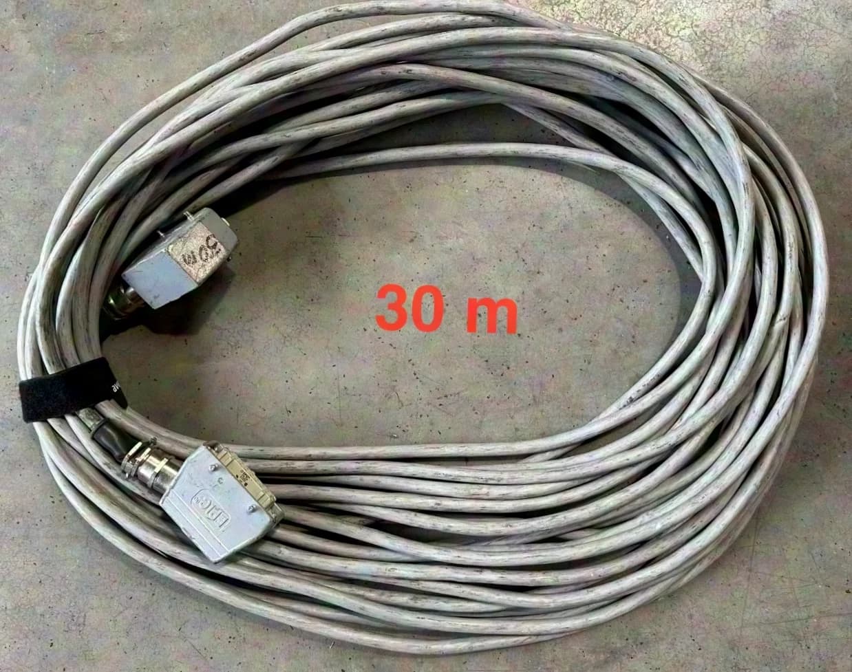 Harting, Wieland & EPIC Lastmulticorekabel grau mit 16poligem Stecker/Kupplung – 20m I weitere Längen vorhanden