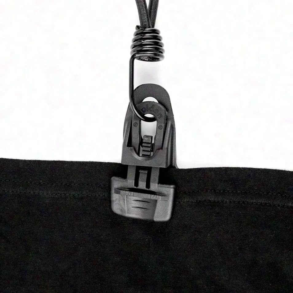 Holdon® Midi Clip schwarz mit einer Greifkapazität von bis zu 100 kg