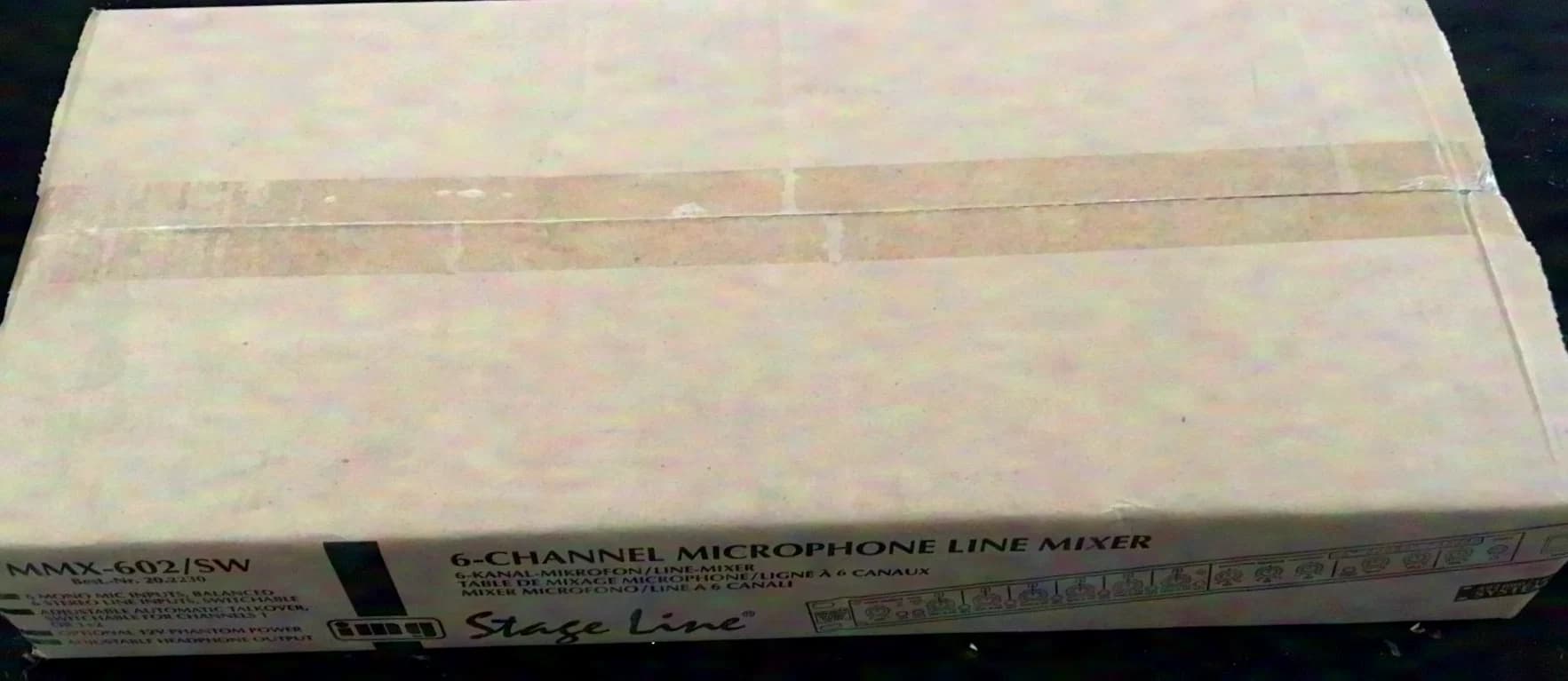 IMG Stage Line MMX-602 / MMX602 Mikrofon-Line-Mischer, 6 Kanäle, NEUWARE