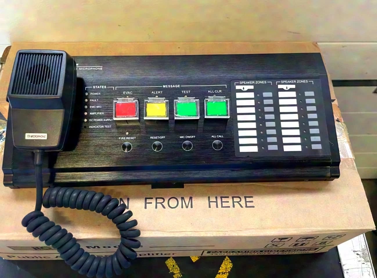 ITC Audio VA-2000FM Fire Alarm Microphone