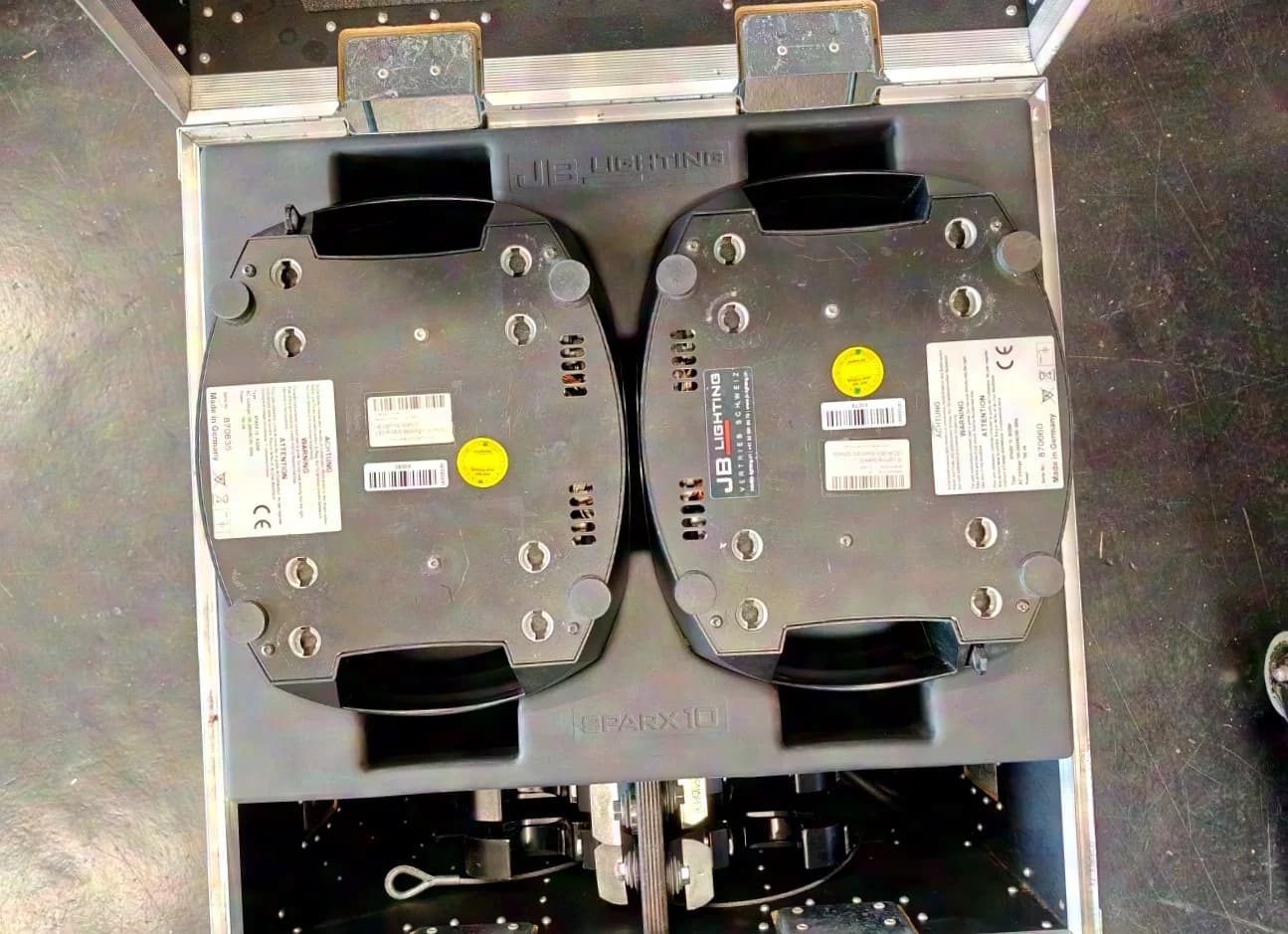 JB Lighting Sparx 10 Moving Head Unit Set with Hard Case (2x Set)