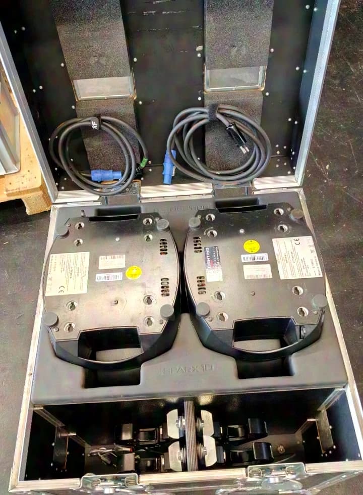 JB Lighting Sparx 10 Moving Head Unit Set with Hard Case (2x Set)