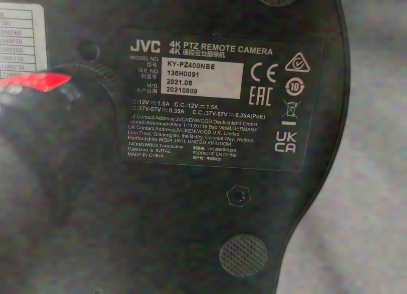 JVC - PTZ-Controller und 3-Kamera-Kit