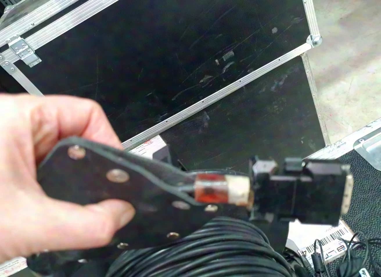 KRAMER DVI Fiber Kabel 50 m C-4FDM 164 Stecker/Stecker "rep. geklebt "folgende Nr. immer angeben: 9*"
