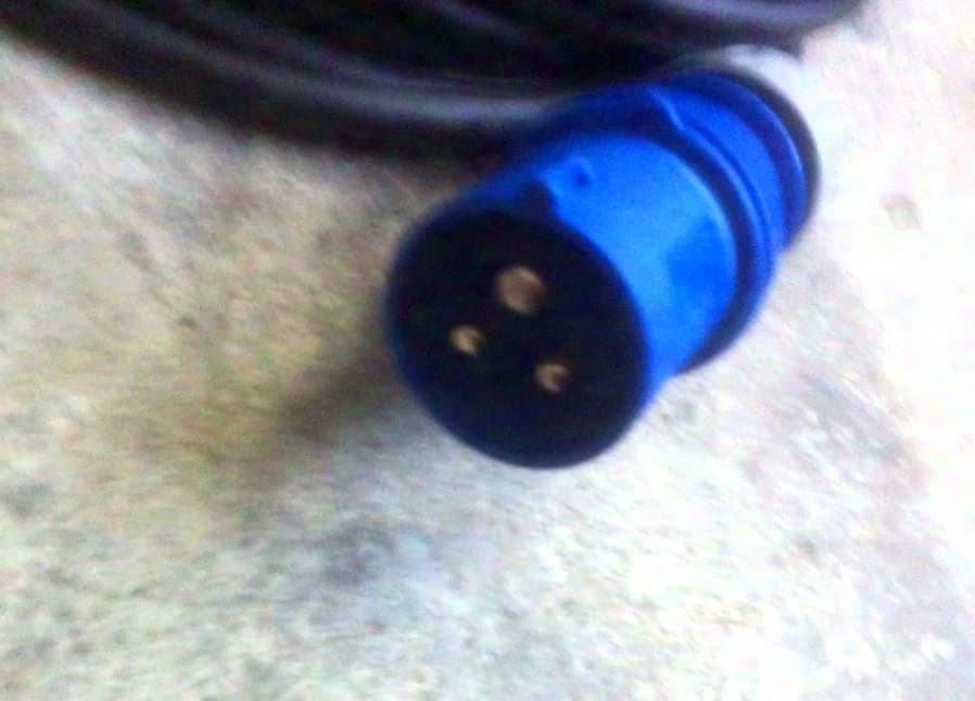 Kabel CEE 16A Blau Diverse Längen 10m, 15m, 20m