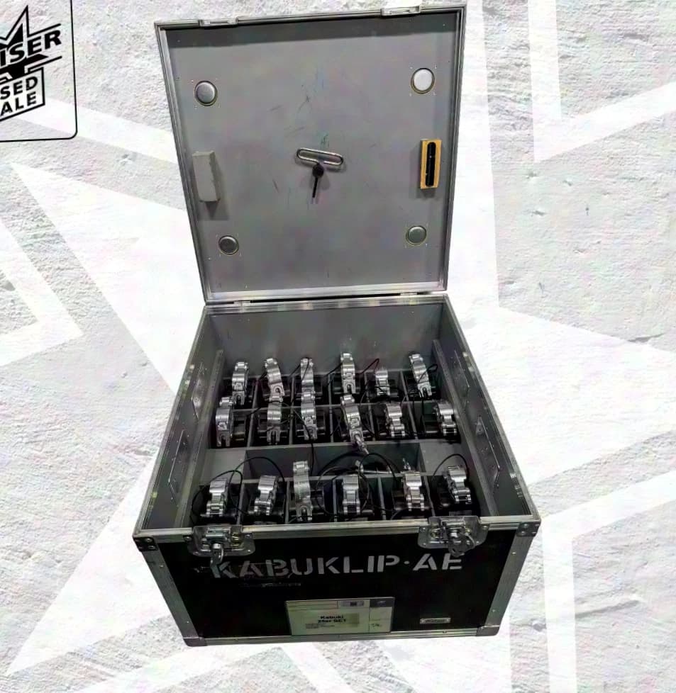 Kabuklip Kabuki Vorhang-Abwurfsystem, 25er SET