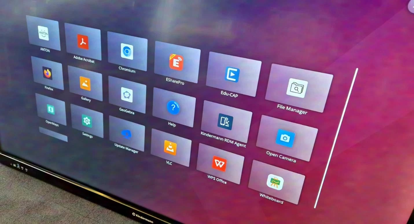 Kindermann TD-1165 Kindermann 65" Touch-Display