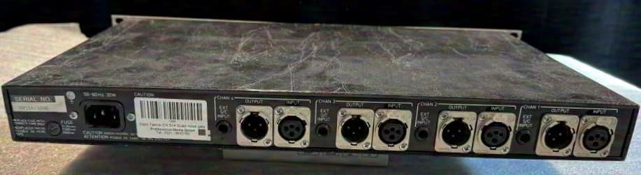 Klark Teknik DN514 Quad Noise Gate, 4-Kanalig, 1HE, Symm.