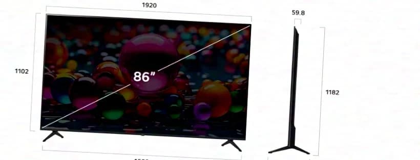 LG 86 Zoll LG UHD AI UA754K Smart TV