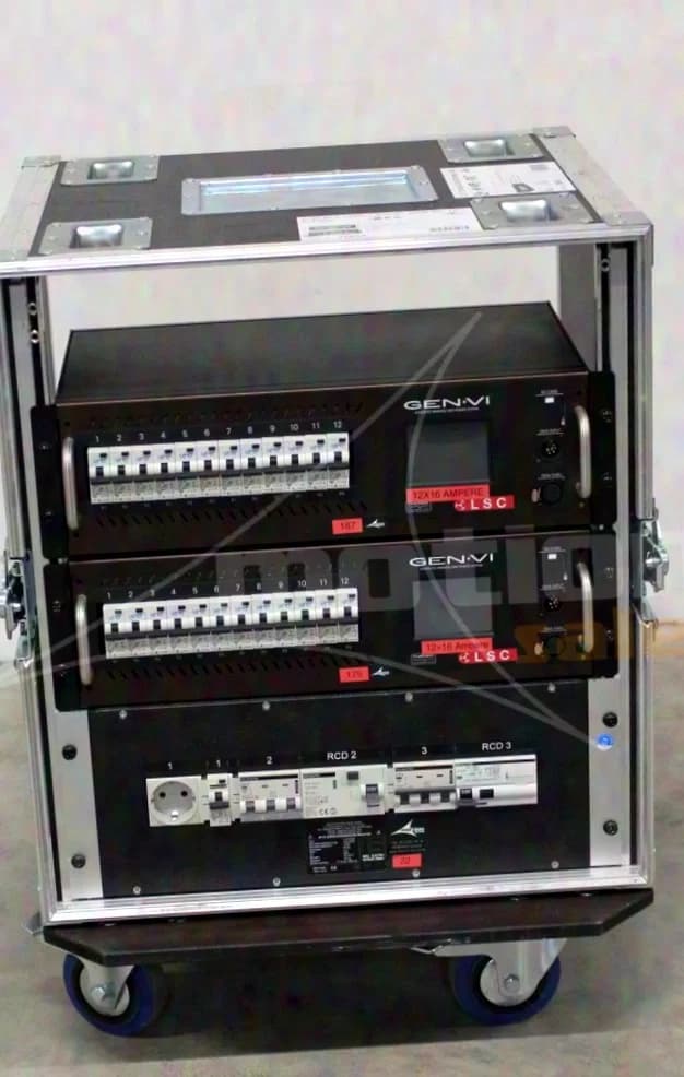LSC GenVI 12x16 A Dimmer, 63A und INDU 125A (Set im Rollcase)