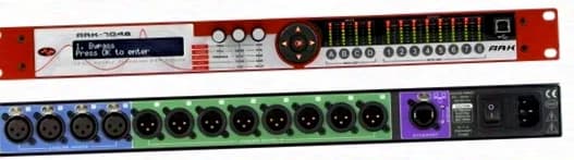 LYNX pro-audio ARK-7048 Digital Processor 4in 8out 56bit 120dB, RMS/Peak Ethernet, 1HE