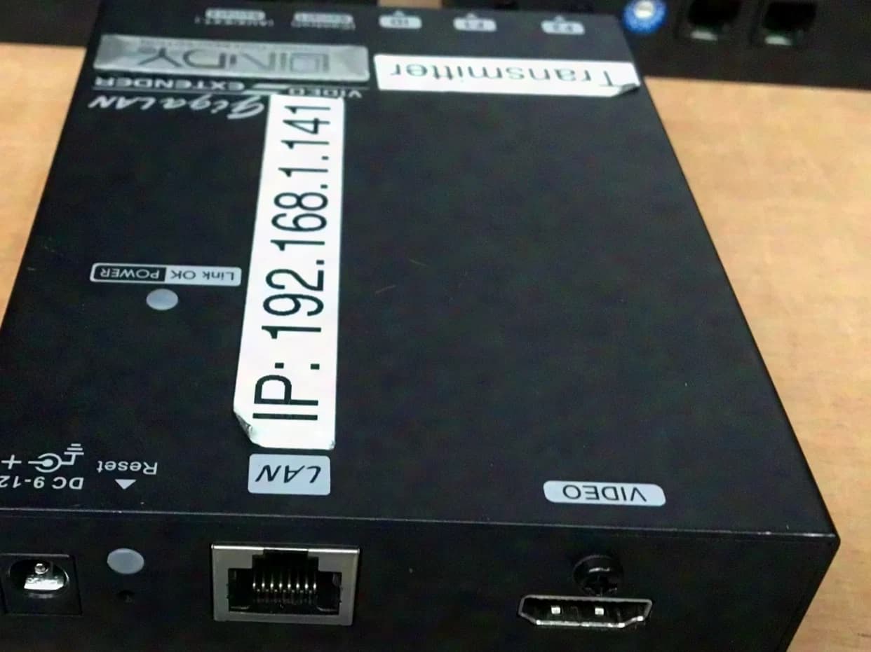 Lindy 38132 HDMI over Gigabit IP - Tranceiver-Receiver-Sets