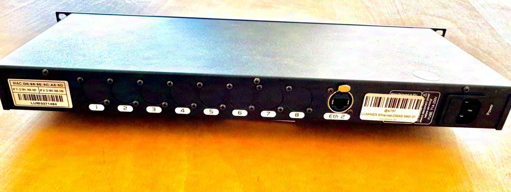 Luminex Ethernet to DMX 8 MKII, Splitter, Merger, Knoten, Wandler