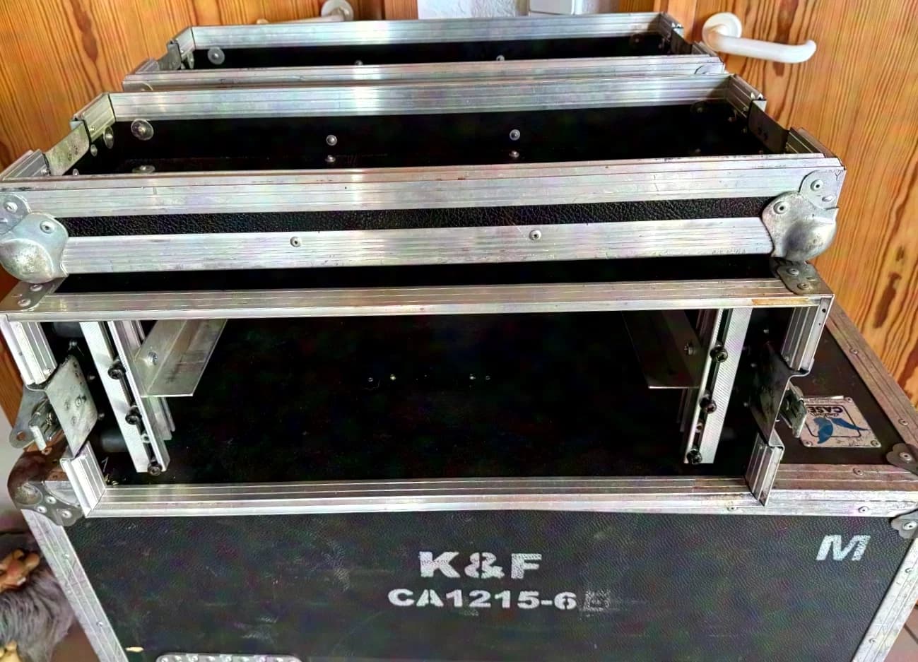 ML Cases 4HE Rack mit Shock Mount 9mm 60cm Einbautiefe