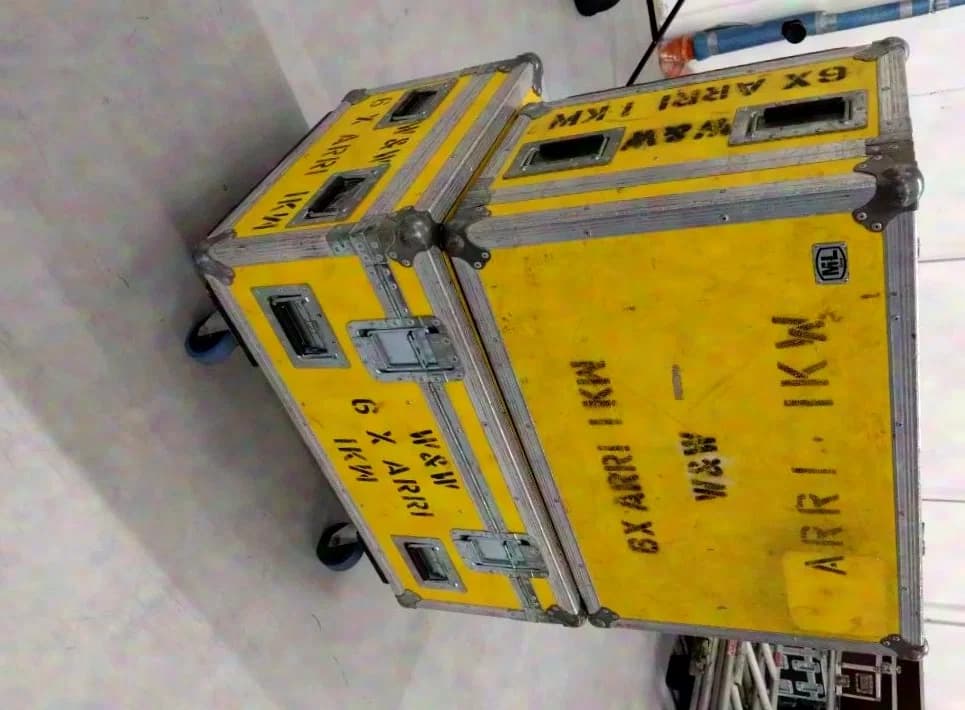 ML Cases für Arri Junior 1000 oder andere Lampen 2er-Set/12 Fächer